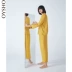 Oysho mùa thu và mùa đông giảm giá quần nhà màu vàng đồ ngủ nhà bình thường phụ nữ quần mùa hè 30306871305