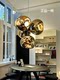British Tom Dixom Melt Lava Lamp Duplex Loft Open-Air Living Room Lamp Staircase Dining Table Restaurant Chandelier