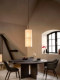 Danish Audo Hashira Restaurant Chandelier Designer Style Linen Bedroom Bedside Chandelier Simple Study Lamp