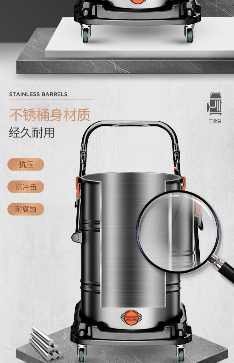 xiaomi deerma cm1300 Jeno 3200w thương mại lớn máy hút bụi công nghiệp hấp thụ nước nhà máy công suất cao mạnh ướt và khô 70 - Máy hút bụi robot deebot