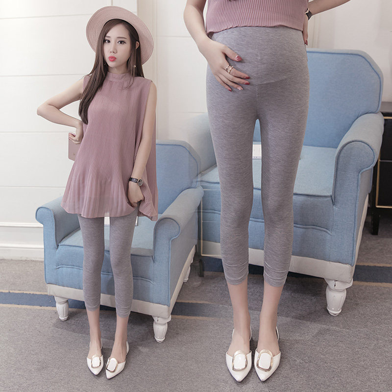 Pregnant women's pants autumn pants new tide mom fashion spring and autumn pants thin autumn pants small pants