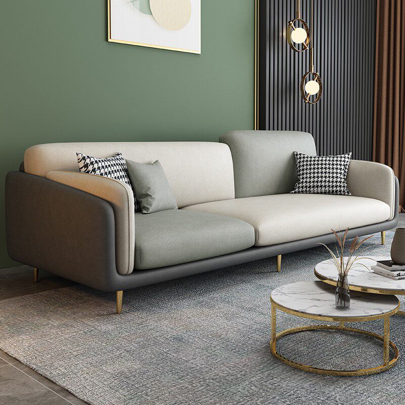 Net red ins sofas small family style living room modern minimalist cloth art trio 4 Nordic light lavish tech cloth sofas