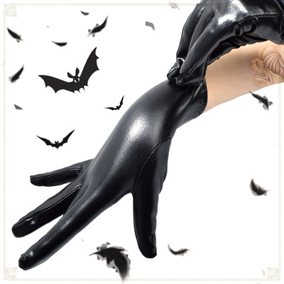 taobao agent Sexy short black gloves, Lolita style, halloween, punk style, cosplay