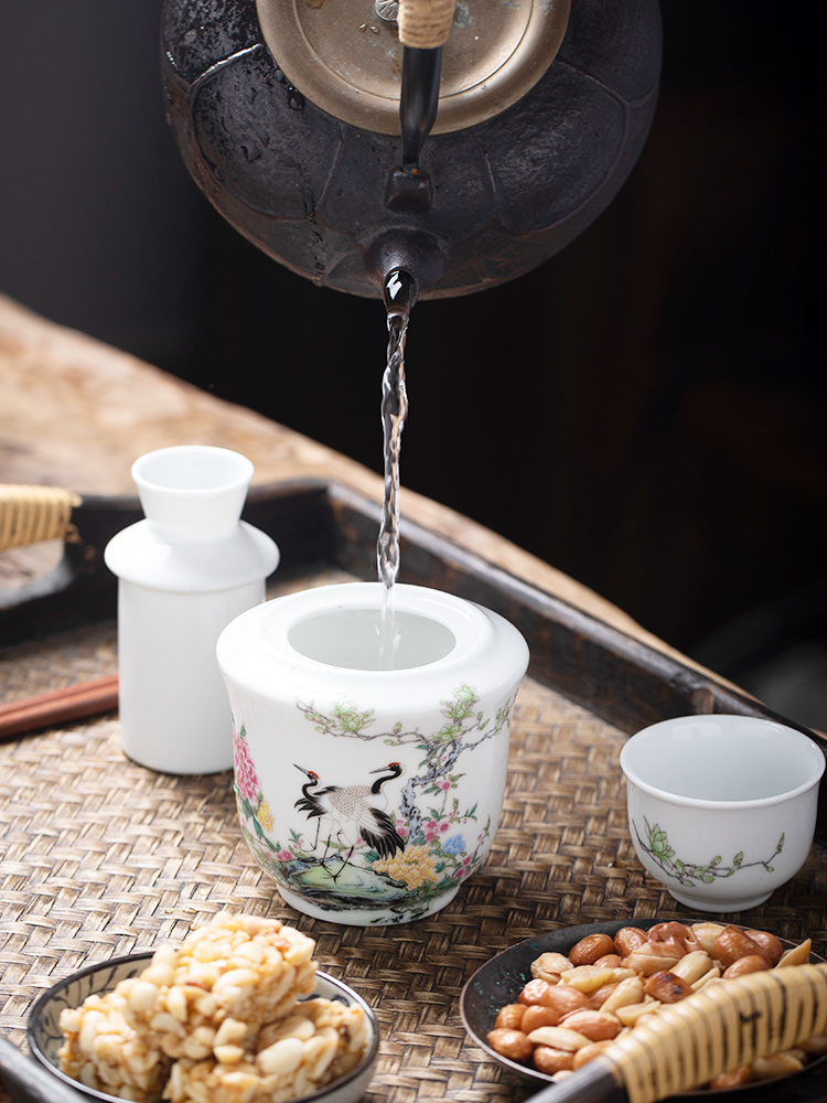 Wine temperature hot hip household Chinese jingdezhen ceramics Wine suits for liquor rice Wine liquor cup of hot temperature Wine pot