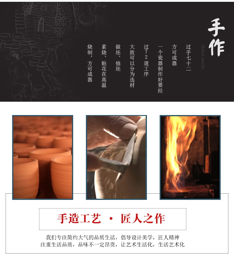 Jingdezhen ceramic jar jar jars 5/10/20 50 kg/home outfit mercifully wine special seal hoard it