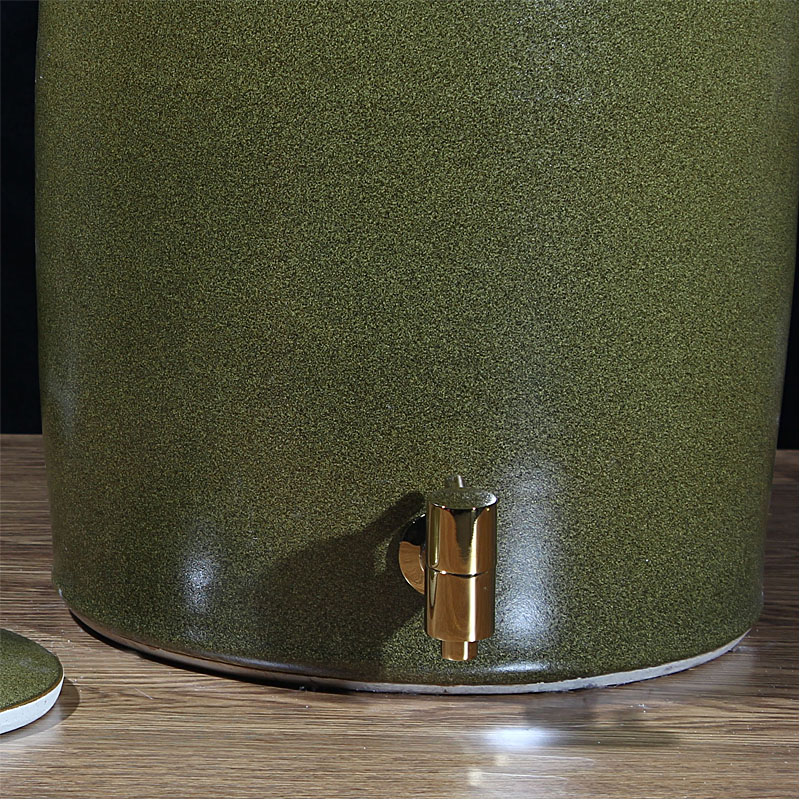 Jingdezhen ceramic tea at the end of the barrel it jars tank cylinder tea urn 30 jins 50 kg 100 catties