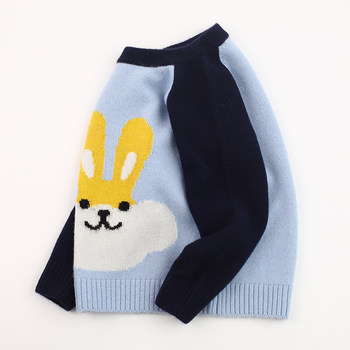 Autumn and winter unisex pure cashmere cartoon children's cashmere sweater