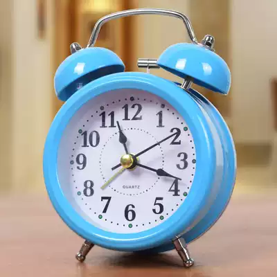 Simple creative alarm clock for students with cute silent luminous bed head bedroom children's mini personalized small alarm clock clock
