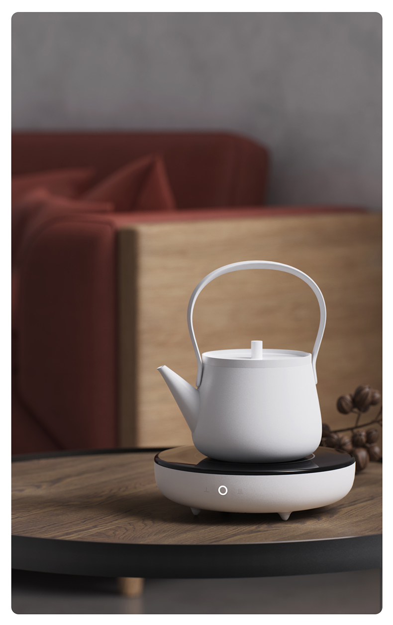 About Nine soil small sit know furnace household electric teapot TaoLu.mute boiling water tea tea pot of boiled tea utensils, small iron furnace