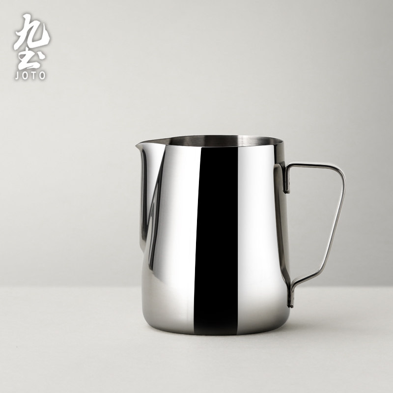 304 stainless steel drawing cup hand punching kettle floral coffee machine assorted implements Thickened Tip Mouth Fight Milk Bubble Cup Milk Vat