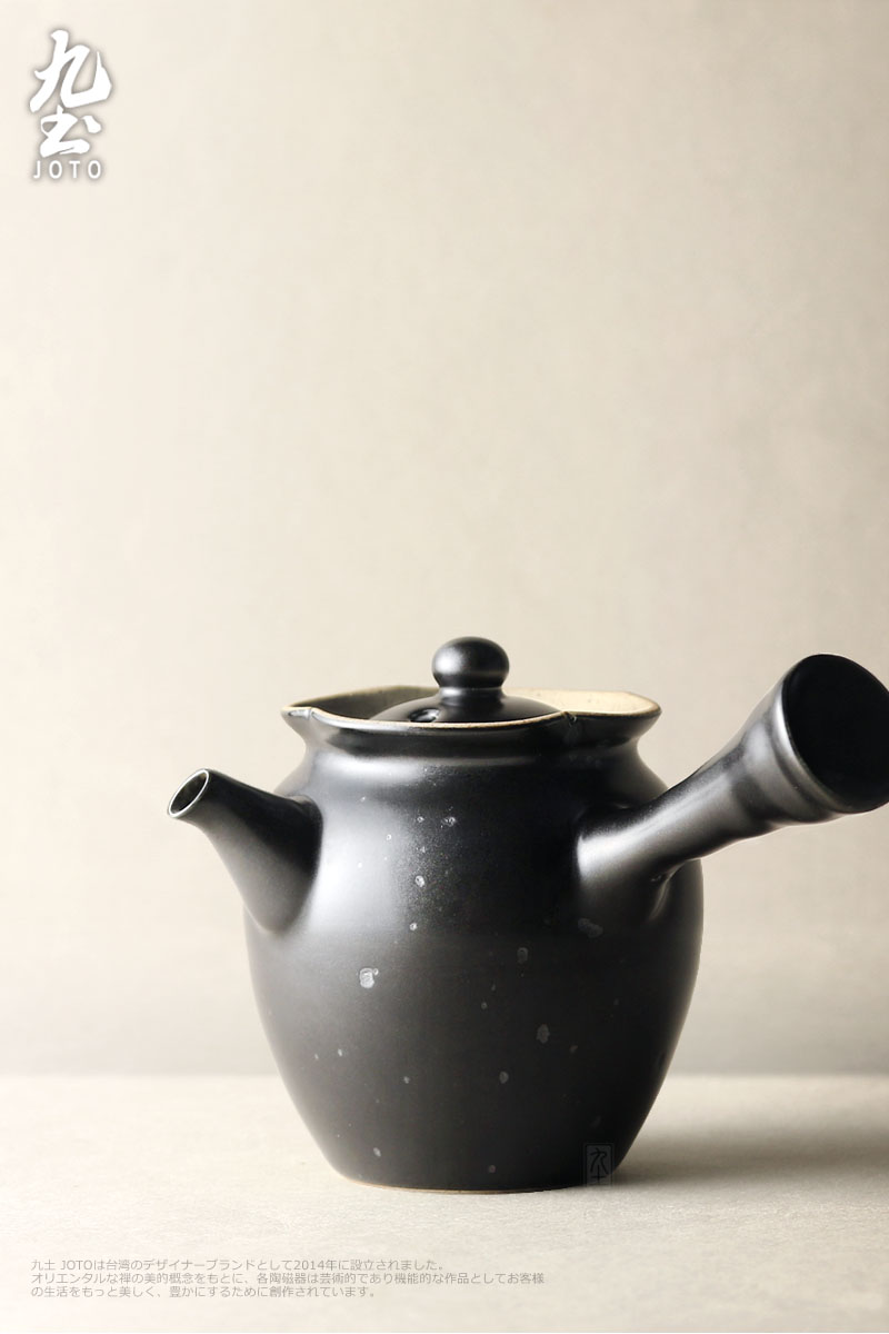 About Nine soil Japanese zen manual coarse pottery teapot side handle single pot of ancient ceramics kung fu tea set with filtering