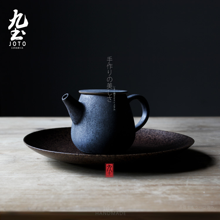 About Nine clay ceramic checking ceramic disc feeder jingdezhen contracted porcelain tableware Japanese compote dry tea tray