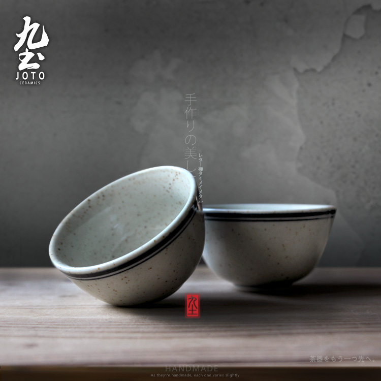 About Nine soil imitation Ming kung fu noggin jingdezhen ceramic tea set hand - made porcelain sample tea cup master cup restoring ancient ways