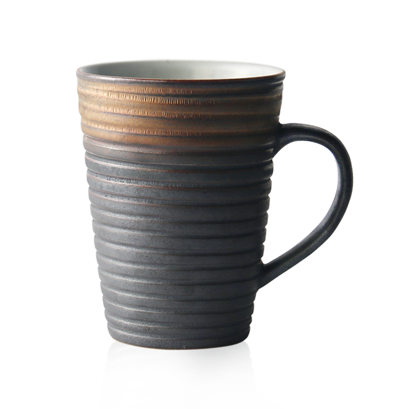 About Nine soil Japanese checking retro mark creative glass ceramic coffee cup milk cup move lovers gift cup
