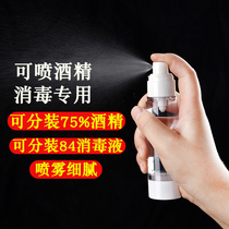 Spray bottle small portable cute watering can Disinfection special alcohol subdivision atomization Take empty bottle with you Nano mist