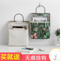 Dormitory storage bag Bedroom storage bag Wall-mounted mobile phone bag Hanging basket Door-mounted wall storage bag Wall bathroom