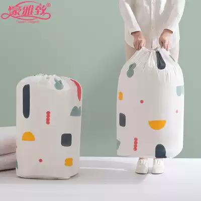 Hand-held cotton quilt storage bag extra-large storage box packing bag moving bag clothes moisture-proof and dustproof