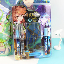 Douluo ink bag pen Third grade primary school students use mainland Gang pen with weapon hammer Ink bag pen Mens and womens stationery