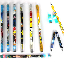 Pikachu Naruto colorful magnet lamp pen turn light pen turn light turn pen pen special pen double head black blue