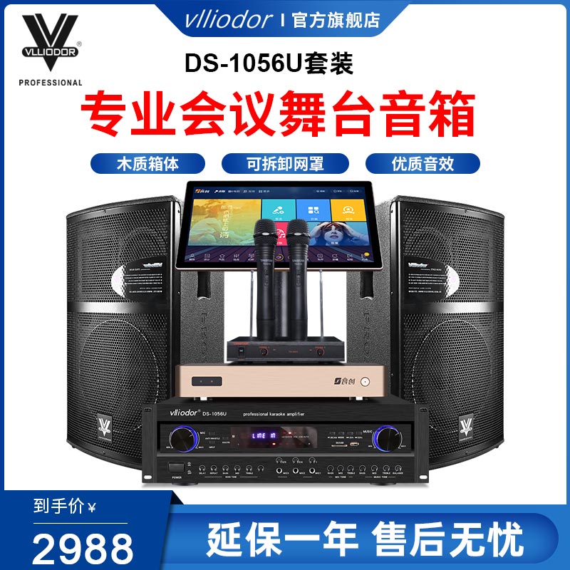 VLLIODOR professional 12-inch conference audio set wedding performance home karaoke full set