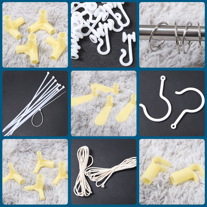 Cotton-old bed curtain bed net bracket accessories collection linked cotton rope pressed