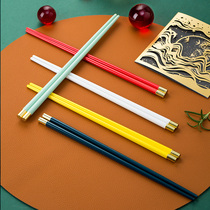 Sub-wise light and luxurious ceramic chopsticks Home upmarket chopsticks Anti-slip high face value tableware High temperature resistant One chopstick