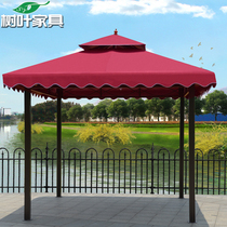Outdoor gazebo Courtyard garden Farmhouse farm four-corner pavilion sunshade tent Outdoor open-air wrought iron gazebo
