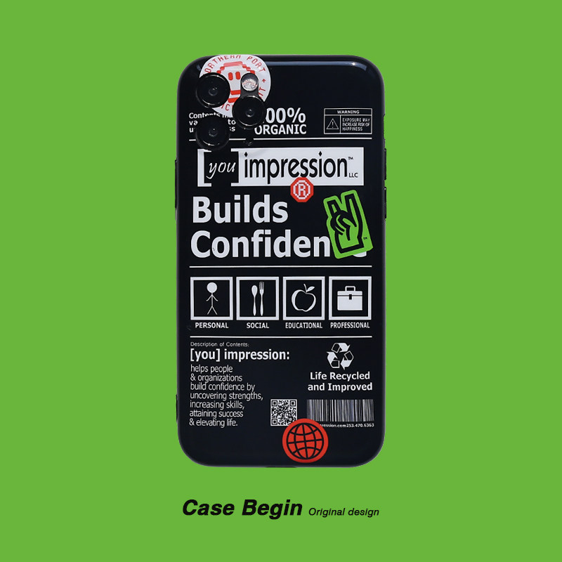 Black and white shell 12Promax is suitable for Apple 11Pro mobile phone shell MATE30 78P anti-fall XsR Huawei P40