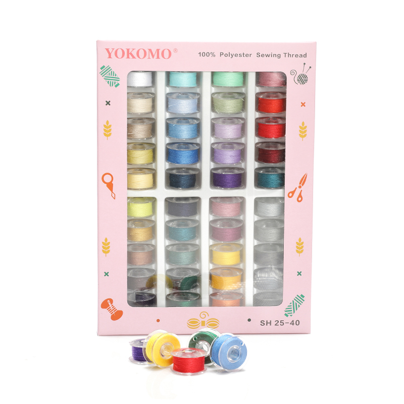 YOKOMO Sewing accessories High quality 40 color bobbin gift box