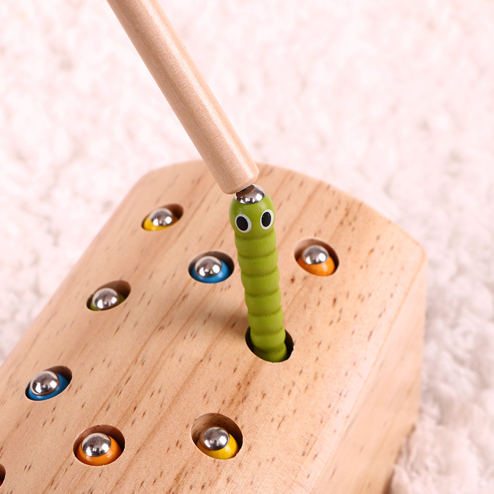 Children's Monte Montessori early teaching puzzle phishing toys 0-1-3-year-old catch-one-year-and-half-baby teaching aids