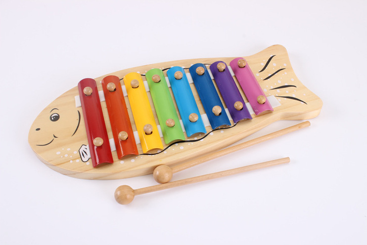 Trẻ em tay gõ tám tông màu đàn piano 1-3 tuổi bé đồ chơi âm nhạc nhỏ xylophone trẻ sơ sinh bộ gõ chuyên nghiệp