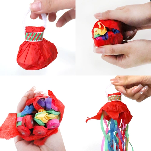 Свадебная рука бросает цвет с днем ​​рождения бумаги -в форме шердового цветочного цветочного паука.