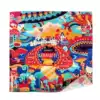 VIESCA new German map (satin cotton) handkerchief small square towel Cotton handkerchief portable hairband decoration