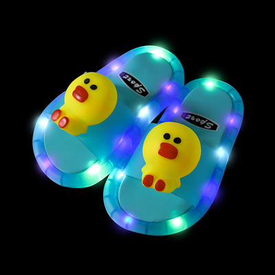 Children's Summer Slippers, Trendy on Instagram, Glowing Cartoon Design, for Boys and Girls, Kids and Babies, Indoor and Outdoor Non-Slip Colorful Sandals — 4