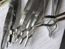 Full length 25cm Tube tweezers Crucible tweezers Shaped tweezers Round tweezers Crucible pliers Tube pliers