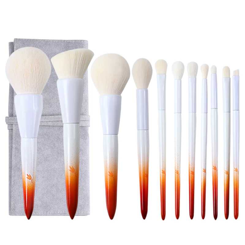 Brush, set, foundation, 14 pieces, for beginners