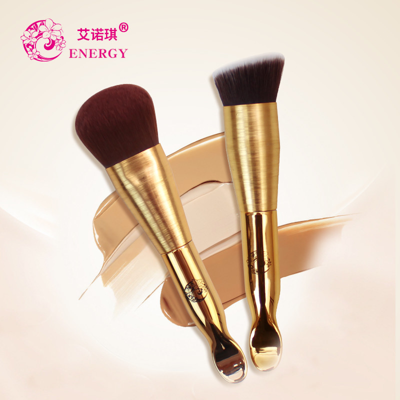 ENERGY AINO Sloping Head Pink Bottom Brushed BB Cream Brushed Insulation Cream Color Makeup Tool Makeup Brush Portable Powder Brush