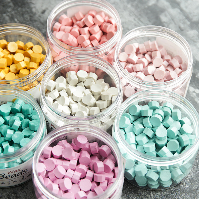 Fire paint wax particles limited color Nordic color niche color small fresh color beautiful macaron color fire paint seal wax particles