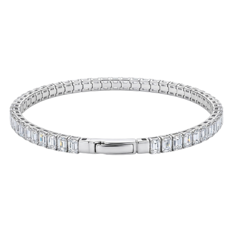 Mingming Jewelry|【Elastic Tennis Bracelet】Lab-Grown Diamond 10K 5Ct Group-Cut Tennis Classic Versatile Bracelet Mingming Jewelry|【Elastic Tennis Bracelet】Lab-Grown Diamond 10K 5Ct Group-Cut Tennis Classic Versatile Bracelet