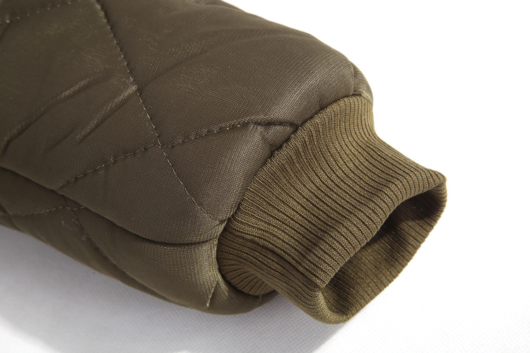 Trung niên căng áo bông nam lót bông nhỏ áo khoác lỏng bảo hiểm lao động quần áo ấm áp quần áo cotton nam quần áo lạnh ao khoac nam
