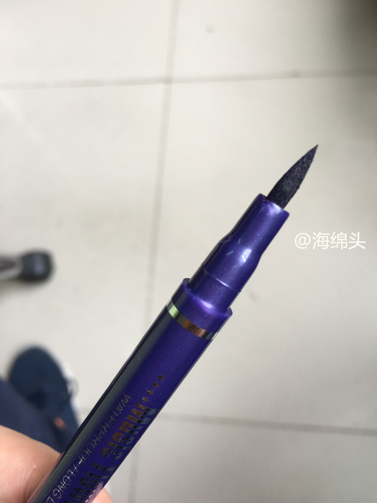 Bút kẻ mắt màu tím Dream Purple Không thấm nước và không thấm mồ hôi Màu bút kẻ mắt mờ không nở lâu thật kẻ mắt the face shop
