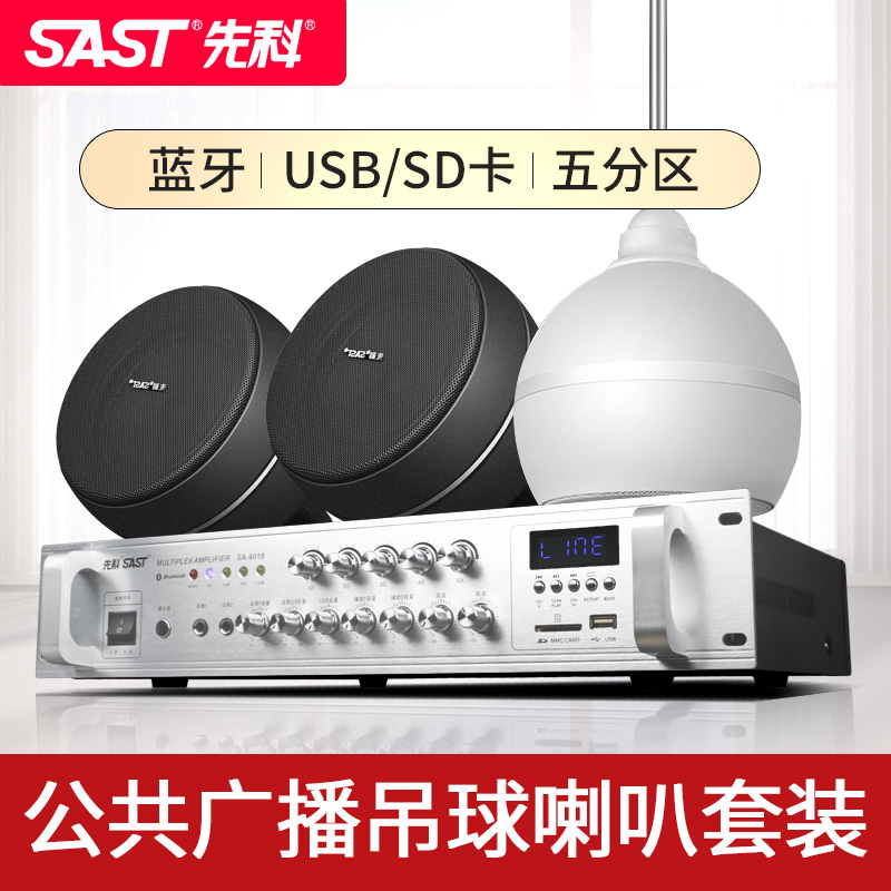 SSTE S5-2 lob audio indoor Bluetooth background music hanging top speaker set ceiling power amplifier