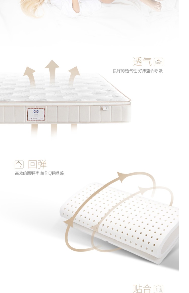 Sealy / Sealy nệm cao su nệm 1.8m lăm sao mô hình nệm cưới khách sạn nệm lò xo tình yêu - Nệm nệm giá rẻ 200k