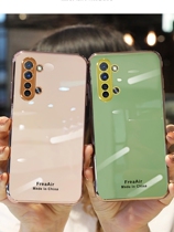 opporeno3 mobile phone shell grandma grey upscale reno3 meta-gas version protective sleeve personality creative ultra-thin electroplating silicone rubber soft edge reno3pro full bag anti-fall fashion tide male and female oil fruit