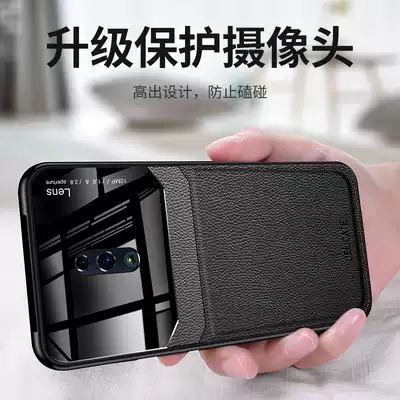 oppok3 mobile phone protective case leather case realmex protective case silicone all-inclusive anti-fall 0pp0 personality and creativity k3 men and women mirror realmex youth version of the tide brand OPPO