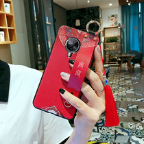 vivos6 mobile phone shell silicone Vivo s6 womens bracelet Chinese wind protection sleeves all-wrapped side 5g version anti-fall vivo s6 personality creative male V1962A national tide softshell net red