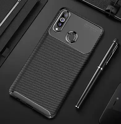 Samsung glaxys a20s mobile phone Protective case Tide brand military anti-drop A20S protective case Business anti-sweat all-inclusive Galaxy a20s matte silicone side men's model