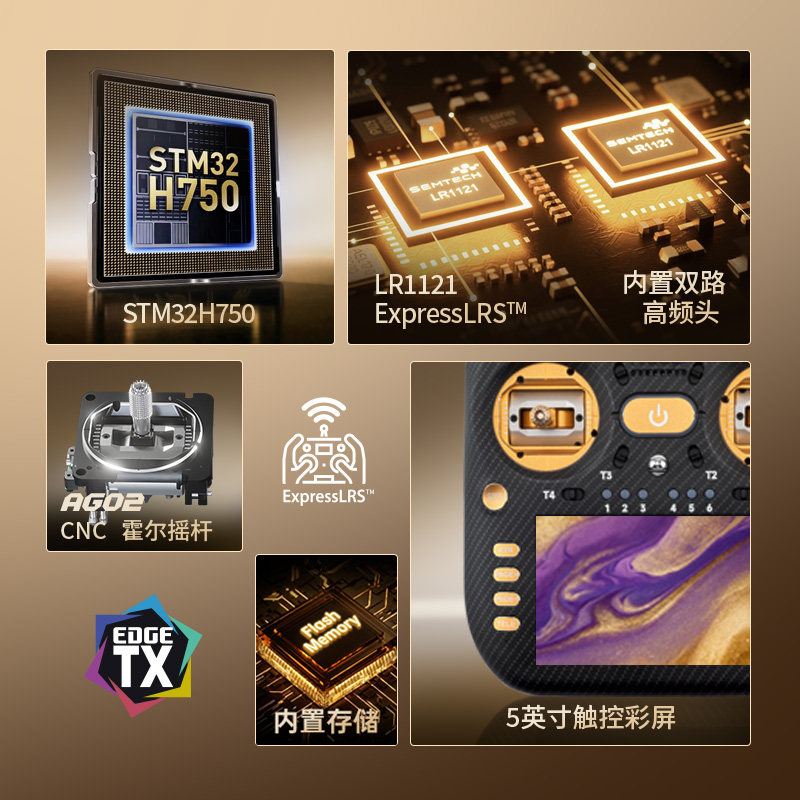 Radiomaster TX16S MK3 MAX遙控器ELRS系統AG02金屬搖桿