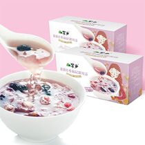  Panxiang Mulberry Red dates Wolfberry Lyophilized silver Fungus Soup Gutian Silver Fungus Soup instant meal replacement 8 packs of dried goods