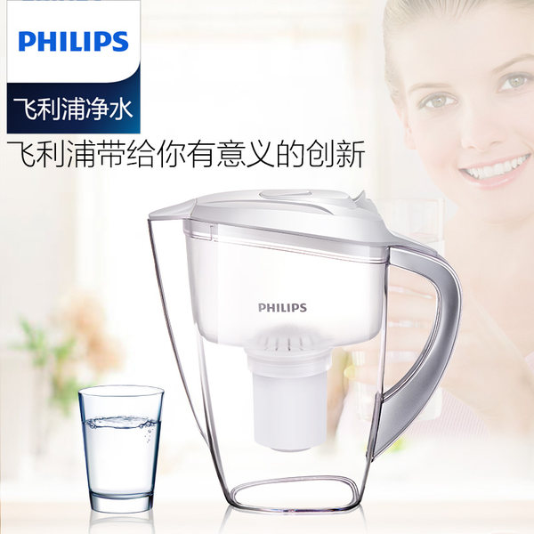 Philips 飞利浦 WP2805/WP2806 净水壶 3L 一壶一芯 天猫优惠券折后￥99包邮（￥399-300）2色可选